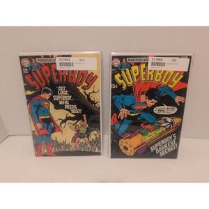 The Adventures Of Superman When He Was A Boy Superboy Comic #157 #158 DC